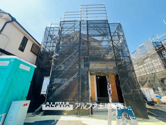 ~立川栄町2丁目新築4棟~ Newly built house　4号棟の外観|【Dimple key】
◆ディンプルキー◆鍵違いの組み合わせが1000億通り以上と多く、複製が困難で防犯性に優れている玄関キー。これ一本でエントランスから自宅まで使えて利便性も良いですね。
