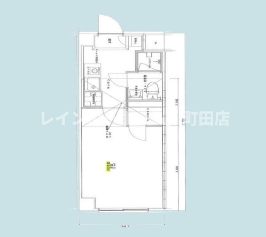 ハイツFK相模大野※初期費用分割後払いサービス利用可能物件の間取り