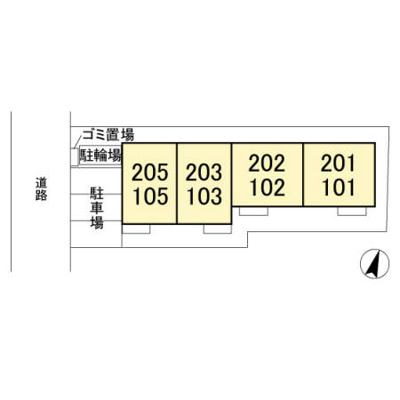 【区画図】 | エスポワールⅢ