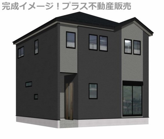 【外観】 | 春日市弥生2丁目1期　3号棟（全6区画）【仲介手数料無料・0円】 | 現地写真。プラス不動産販売なら、現場の全ての棟をまとめてご見学頂けます。