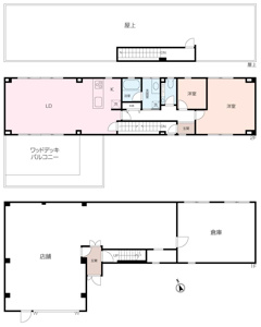 様々な業態に対応可能な店舗付き住宅です！