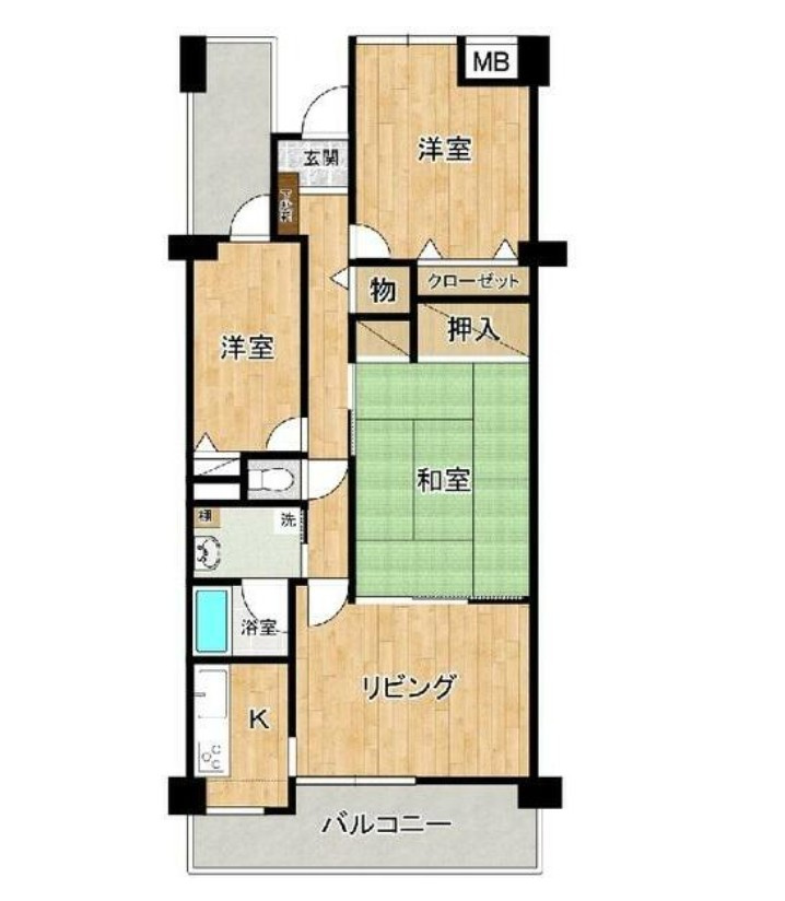 ライオンズマンションの間取り