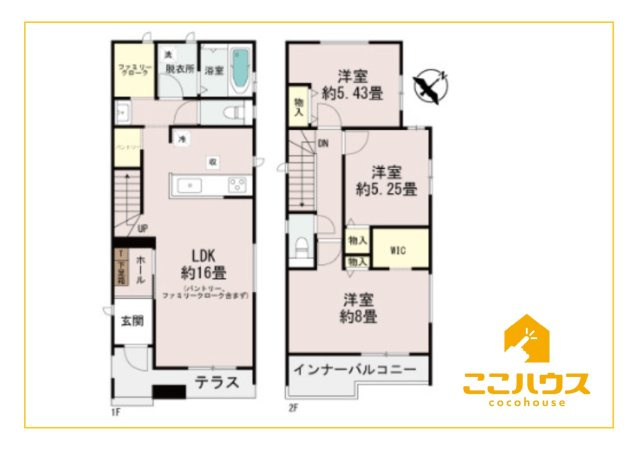 南城市佐敷新開　新築戸建て　全3棟　B号棟の間取り|「今から見たい！」当日の見学も大歓迎！