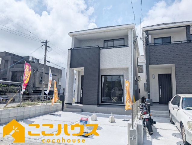 南城市佐敷新開　新築戸建て　全3棟　B号棟の外観|長期優良住宅認定物件です！