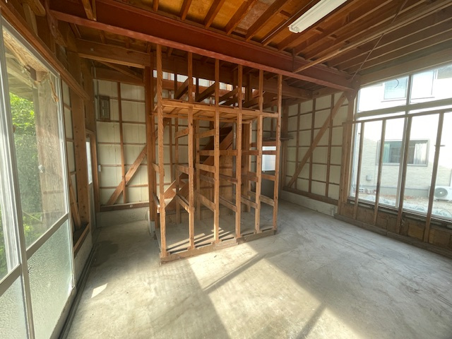 加茂町宇治　中古戸建の内装|作業場兼倉庫1階