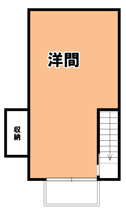 加茂町宇治　中古戸建の間取り|２階