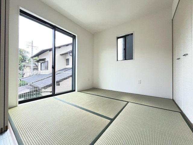 【和室】 | 春日市弥生2丁目1期2期　4号棟（全6区画）【仲介手数料無料・0円】 | 現地写真。1階和室です。