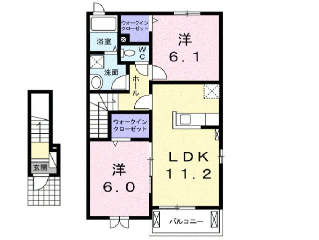 レザンⅡの間取り|間取図
