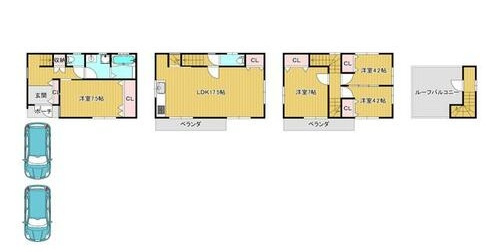 千石西町　中古一戸建ての間取り|間取り図はいかがですか？ご希望を叶える間取りですか？リビングの広さは？水回りの位置は？カウンターキッチン？など色々な情報が集約されています。弊社ではリフォームなどのご相談も承っております。