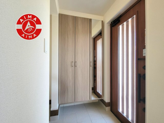 福岡市東区美和台5丁目第1-2棟（2号棟）の防犯設備|二重ロックでしっかり防犯対策ができます。