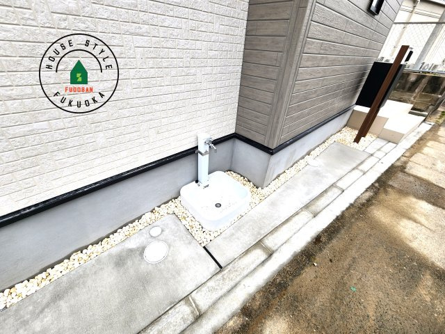 福岡市南区弥永1丁目第1-4棟（4号棟）の庭|お庭で自由な時間を過ごせます。