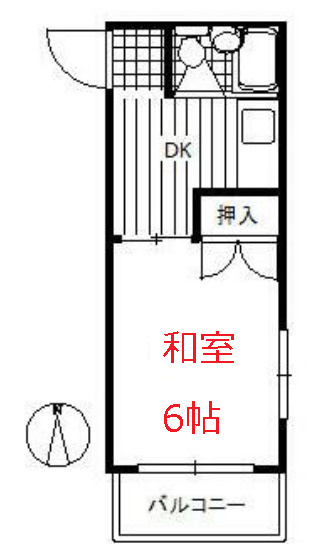 【間取り】 | ハイツ内村