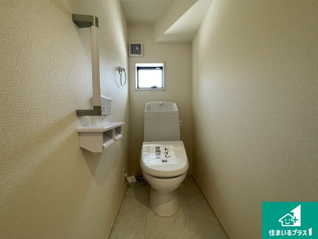 木津川市南加茂台　新築一戸建ての外観|周辺は落ち着いた街並みの住宅地！子育てがしやすい住環境です！まだ未完成ですが、現地でしかわからない事もございます。是非一度ご覧ください。
