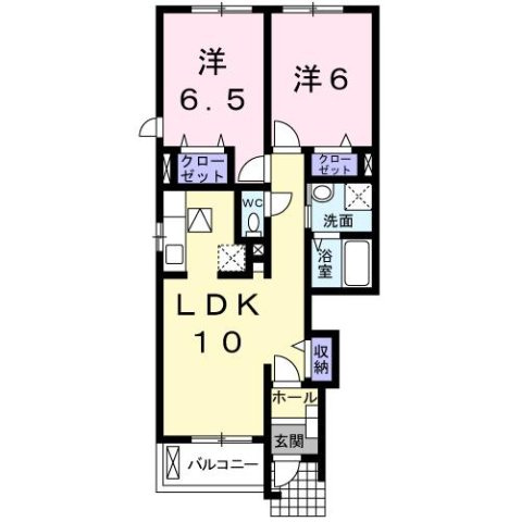 エスポワールⅡ　（沼）の間取り