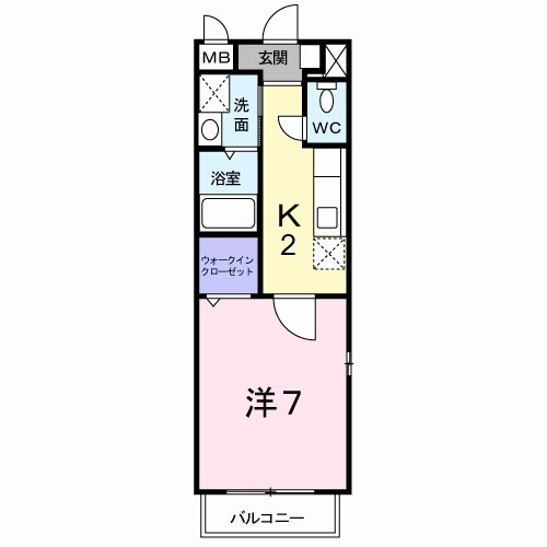 コンフォート・Ｒの間取り