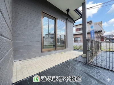 【庭】 | KEM小山市横倉新田1期 | 大きなお庭でご家族や友人を招いてＢＢＱもできますね！お子様の水遊びにもぴったりです☆
