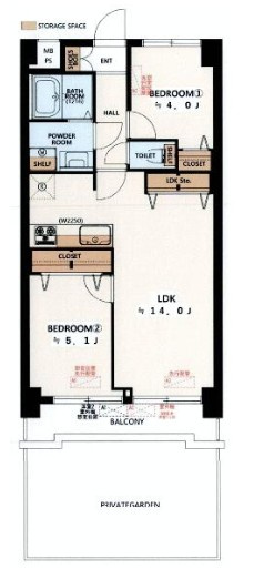 【間取り】 | キャニオンマンション小竹向原 | 東向きのお部屋なので、陽当たり・通風良好です！