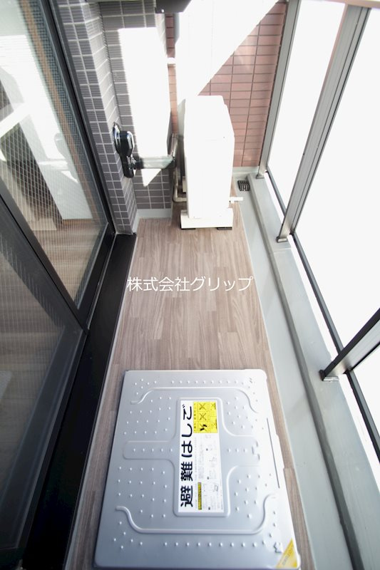 Le'a横濱サウスステージのバルコニー