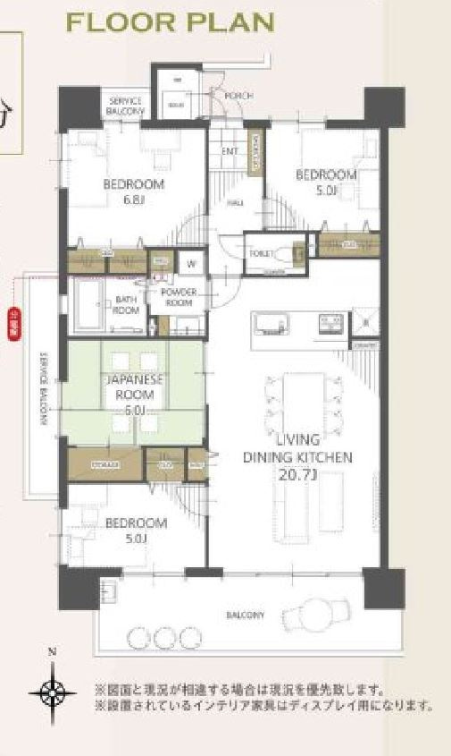 ディーレスティア米泉の間取り