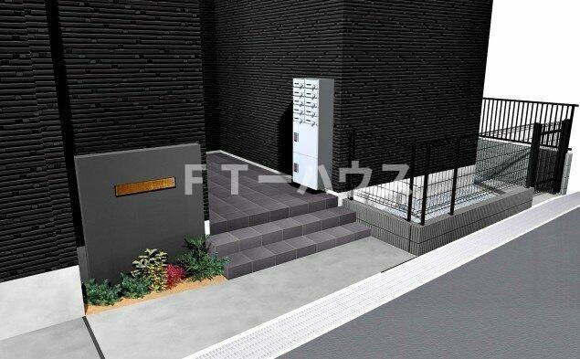 ウィンメゾン薬園台のエントランス