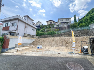 【前面道路含む現地写真】 | 京都市伏見区桃山町遠山　2区画A号地　建築条件付き