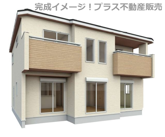 【外観】 | 福岡市西区今宿上ノ原　4号棟（全7棟）【仲介手数料無料・0円】 | 現地写真。プラス不動産販売なら、現場の全ての棟をまとめてご見学頂けます。