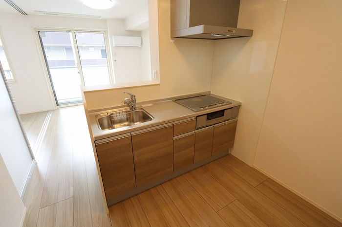 Fleur(フルール） Aのキッチン|カウンターキッチン（IHクッキングヒーター付き）