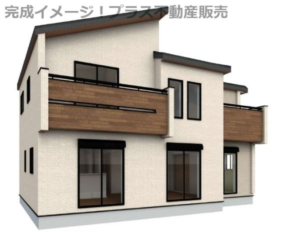 【外観】 | 福岡市西区今宿上ノ原　6号棟（全7棟）【仲介手数料無料・0円】 | 現地写真。プラス不動産販売なら、現場の全ての棟をまとめてご見学頂けます。
