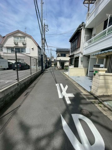 寝屋川市長栄寺町の前面道路含む現地写真