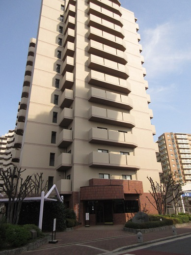 キャステージパーク2番街の外観|14階建ての12階部分です