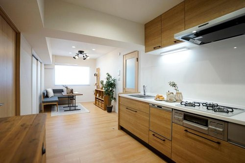西宮スカイハイツのキッチン
