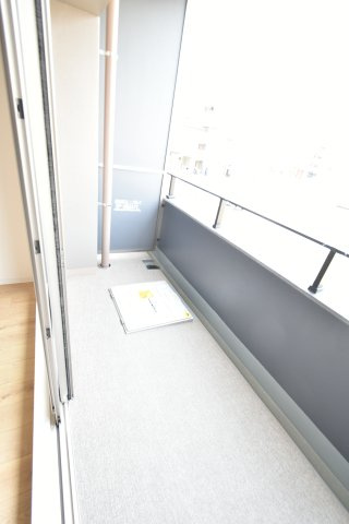 グランレブリー桂川サウススクエアのバルコニー