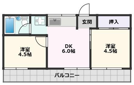 【間取り】 | 千里丘アベニューアネックス