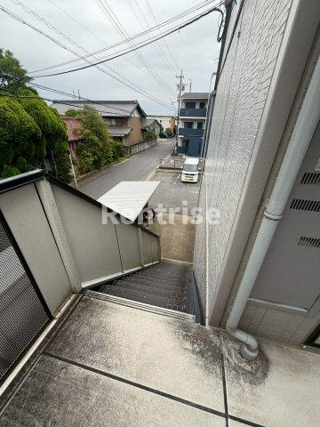 ヴィレッジタカミドー Ａのバルコニー