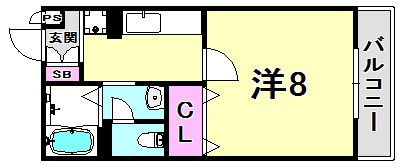 エスポワールⅡの間取り