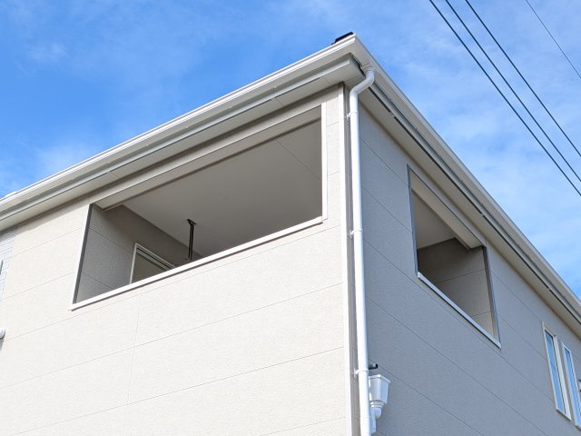 土浦市小松　第７　新築戸建て　3号棟のバルコニー