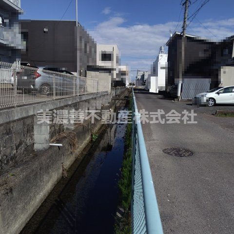 ６５４３４　岐阜市茜部中島土地の周辺