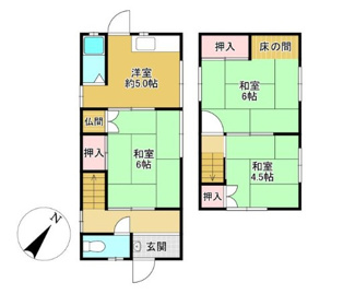 【間取り】 | 近江八幡市船木町　中古 戸建