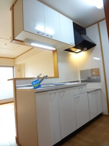 ヴィアラッテアのキッチン|コンパクトなキッチンで掃除もラクラク