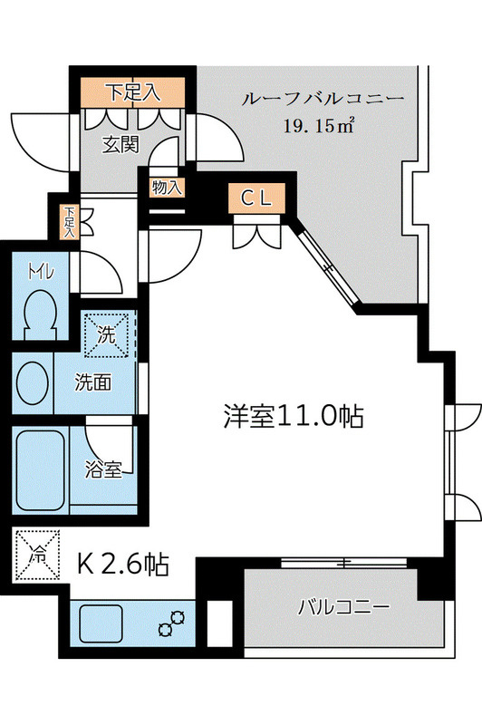 CITY SPIRE 若松町の間取り