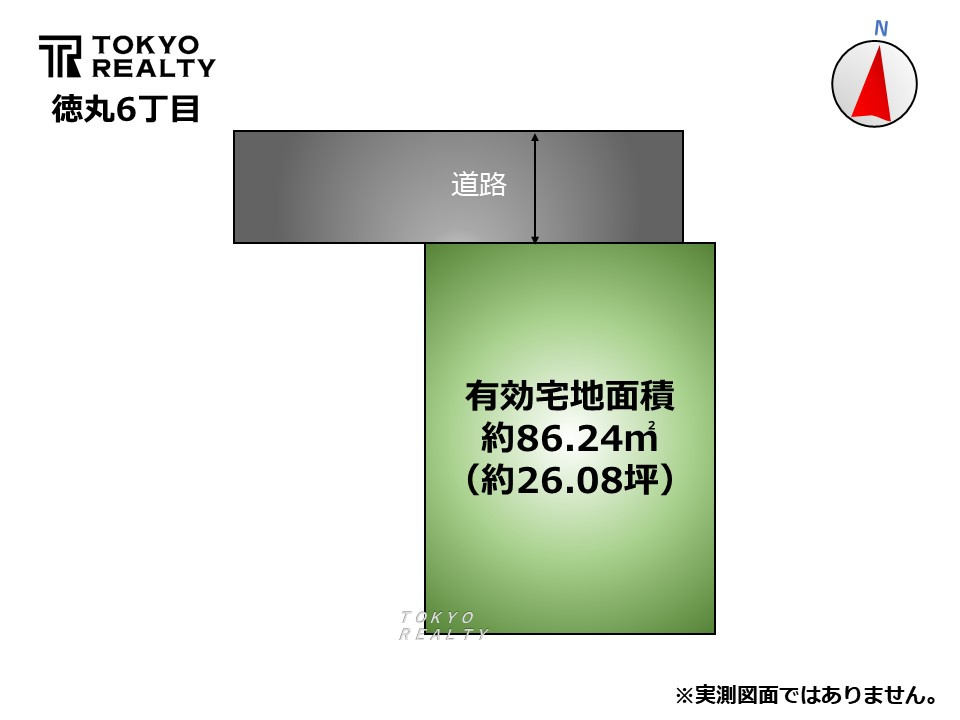 板橋区徳丸6丁目　建築条件無し売地の区画図|区画図

現地ご見学希望・資料請求などお気軽にお問い合わせ下さい！
03-5990-5201