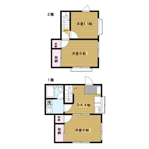 野本ハイツの間取り