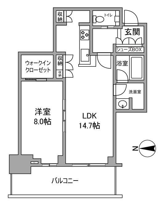 グランドメゾン新梅田タワー　ＴＨＥ　ＣＬＵＢ　ＲＥＳＩＤＥＮＣＥの間取り