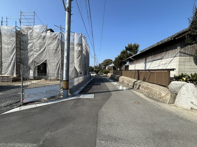 【その他】 | 福岡市西区今宿上ノ原　7号棟（全7棟）【仲介手数料無料・0円】 | 現地写真。前面道路です。