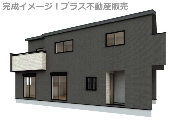 【外観】 | 福岡市西区今宿上ノ原　7号棟（全7棟）【仲介手数料無料・0円】 | 現地写真。プラス不動産販売なら、現場の全ての棟をまとめてご見学頂けます。