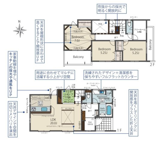 【間取り】 | 福岡市西区今宿上ノ原　7号棟（全7棟）【仲介手数料無料・0円】 | 平日、土日祝日もお好きな日時にご見学可能です。お気軽にお問合せ下さい。