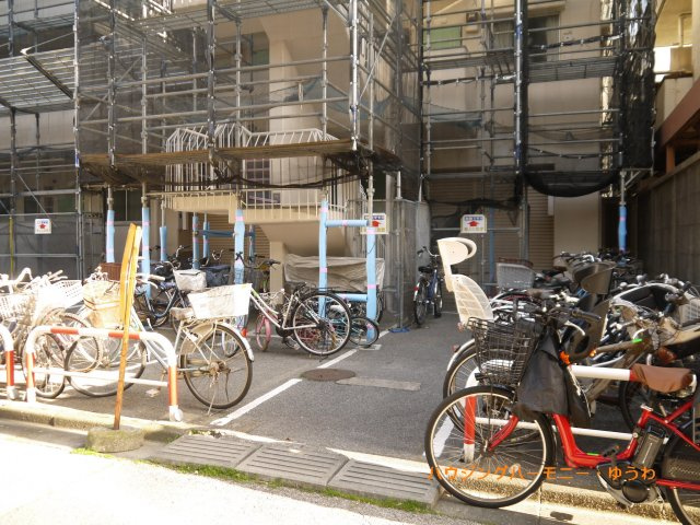 【駐輪場】 | 西赤羽グリーンハイツ | 敷地内に居住者専用の駐輪スペースがあります！