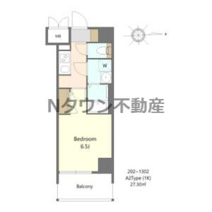 【間取り】 | S-RESIDENCE名駅北alesia(アレシア) | 間取りです。