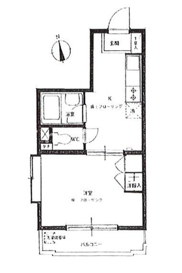 【間取り】 | エスポワール落合