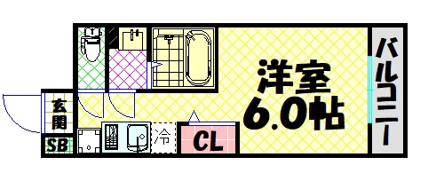 【間取り】 | プレサンス福島ニューゲート